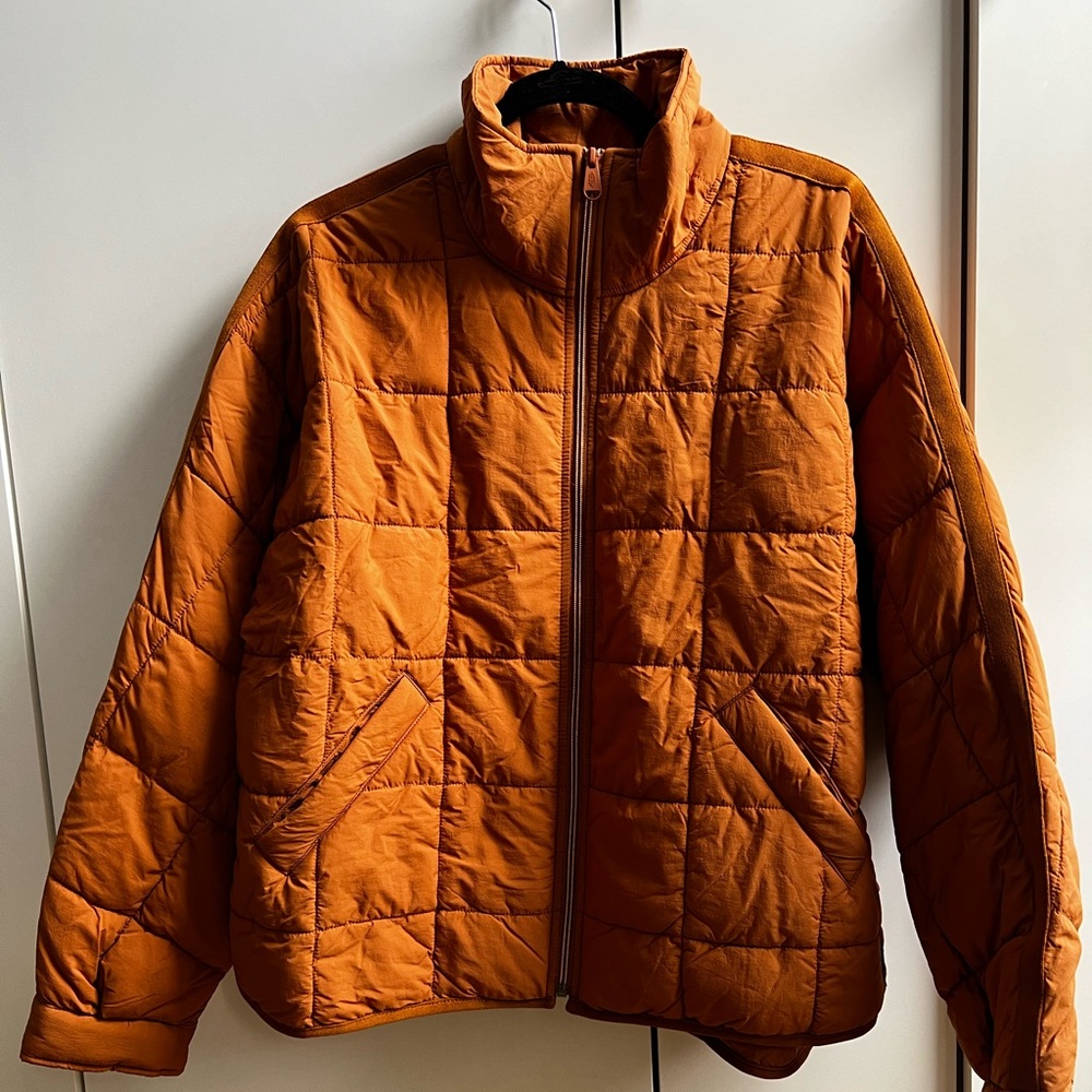 Free People Pippa Packable Jacket. Burnt jacket. New with Tags
